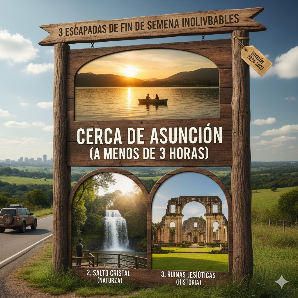 3 Escapadas de Fin de Semana Inolvidables Cerca de Asunción (A Menos de 3 Horas).
